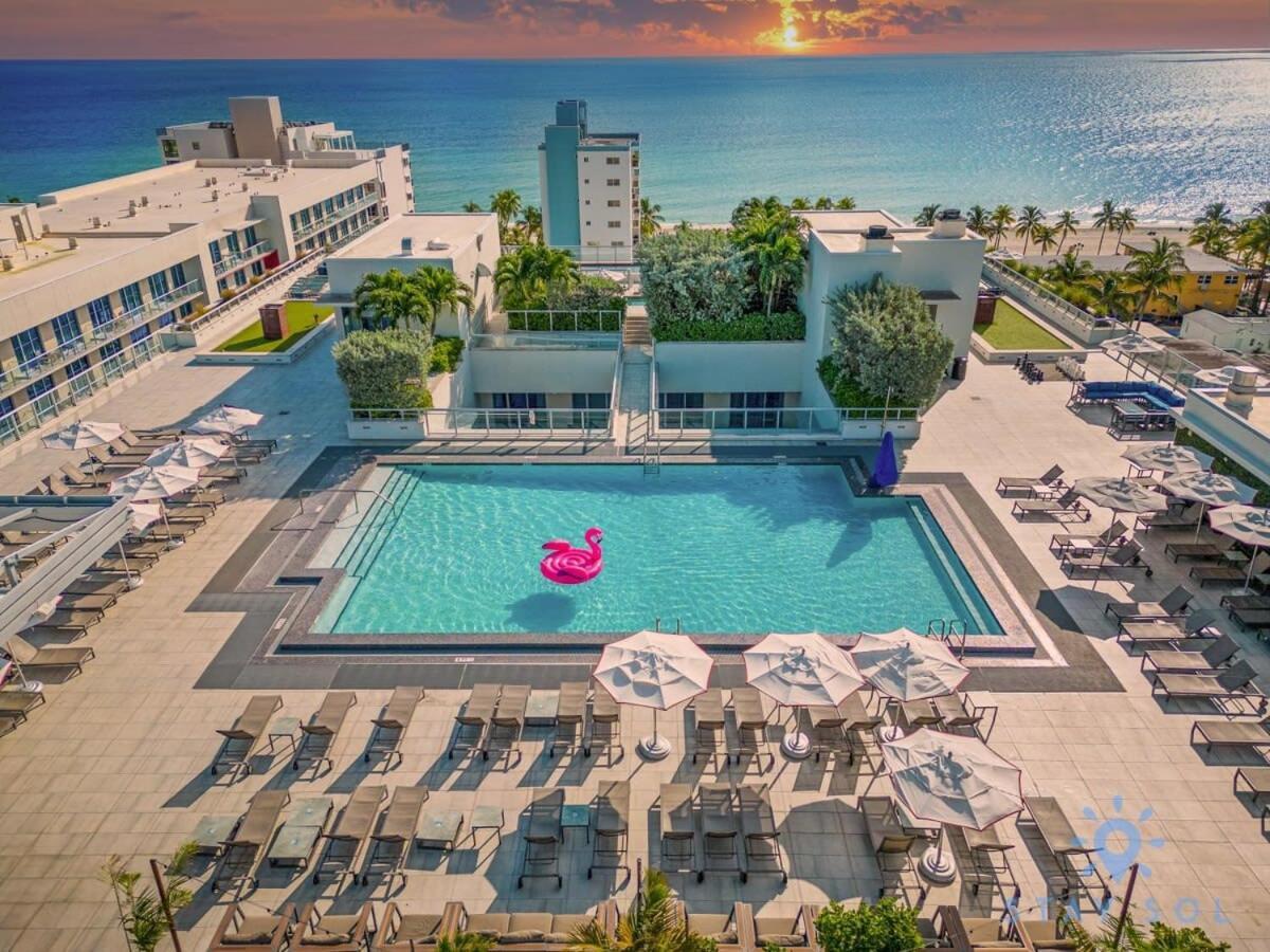 Hollywood Beach Broad - Walk - Amazing Pool - Hot Tub Exterior foto