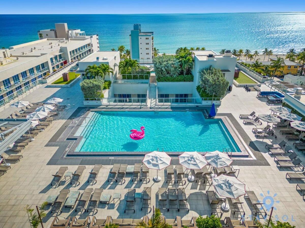 Hollywood Beach Broad - Walk - Amazing Pool - Hot Tub Exterior foto