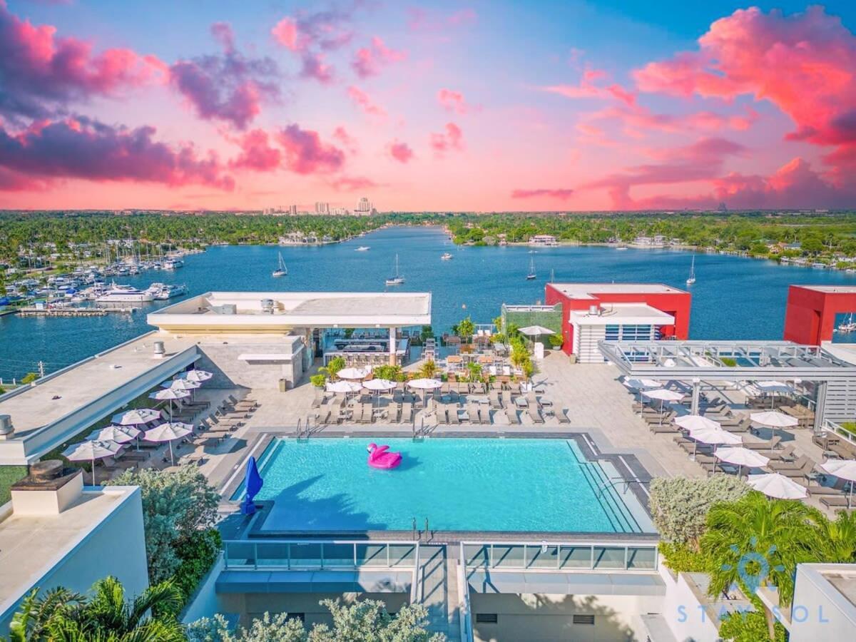 Hollywood Beach Broad - Walk - Amazing Pool - Hot Tub Exterior foto